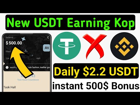 Usdt Earning long-term New USDT Earning Best Usdt Money Website in 2024! Kop instant Withdraw Proof