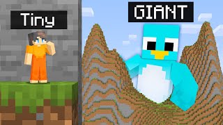 TINY vs GIANT Hide and Seek in Minecraft Prop Hunt