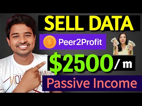 New Earning Website Today | Peer2profit | Make Money Online 2022 | Sell Data and Earn Money 2022