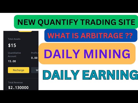 🤑New crypto trading platform full review || New  Quantative  mining site full review ||