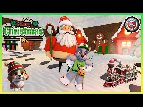 Rocky's Christmas Caper: Santa's Hilarious Chase in Roblox! 灰灰的聖誕節追逐：聖誕老人的滑稽追逐！機器方塊