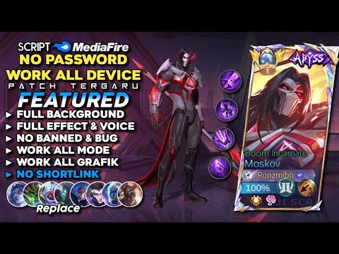 Script Skin Moskov Abyss Doom Incarnate No Password Mediafire | Full Effect & Voice - Latest Patch