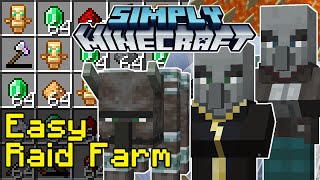 Easy Raid Farm Tutorial | Simply Minecraft (Java Edition 1.18/1.19)