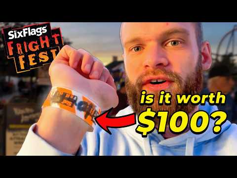 I Spent $100 at Six Flags Fright Fest so You Don't Have To - Six Flags Great America