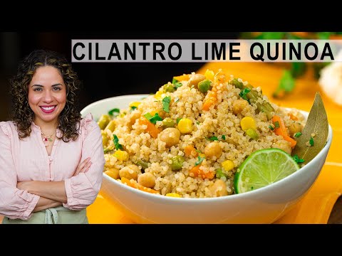 Cilantro lime QUINOA recipe: your RICE alternative