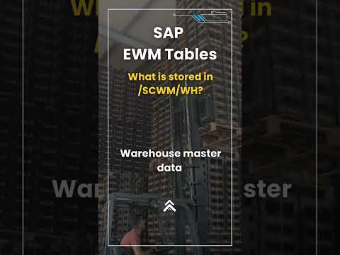 In EWM... What is stored in /SCWM/WH table?