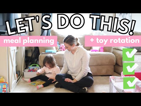 PRODUCTIVE MOM ROUTINE for MONDAYS | Stay at Home Mom With A Toddler