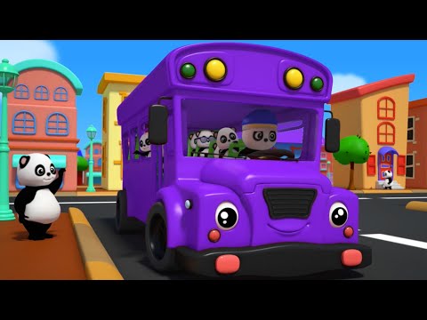 Baby Bao Panda's Wheels on the Bus - Kids Songs & Nursery Rhymes