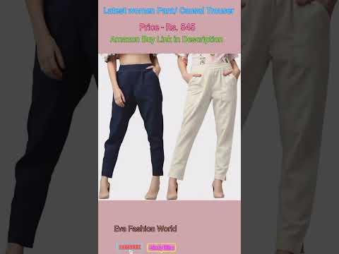 Latest Casual Women Pant/Casual Trouser/Slim Fit Pant/Pencil Pants with Both Side Pocket || #shorts