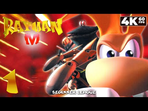 Rayman M (PC) - 4K60 Walkthrough Part 1 - Beginner League: Lum Spring Mode