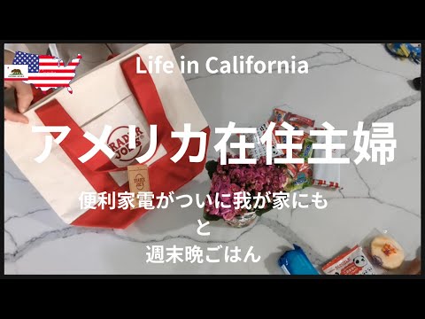 【アメリカ在住主婦】便利家電がついに我が家に｜週末晩ごはん｜今週のTrader Joe's、COSTCO買い出し｜夕飯作り｜エアーフライヤー