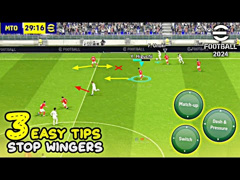 3 Tips To Stop Wingers Easily in eFootball 2024 Mobile