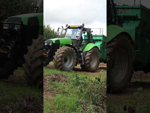 New Tebbe MS140 + Deutz-Fahr Agrotron 165 Mk. 3 spreading manure // Kramer KT557 | Luxembourg 2024