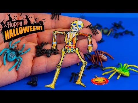 How to make Skeleton Halloween DIY decorations - Tutorial