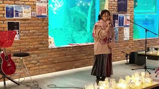 『夜桜真里亜』さん AquariumOpenMICクリスマスナイト さんばしライブ‼  ROTE Channel 応援よろしくお願いします‼