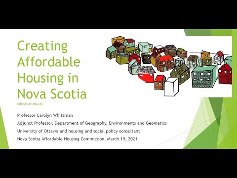 Carolyn Whitzman on affordable housing - NSAHC Speaker Series