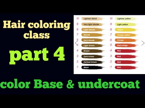 Hair coloring class/color base & under coat/Hair color tutorial professional /#renuhoneyrose