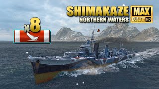 驅逐艦 Shimakaze：立即摧毀 8 艘艦艇 - 戰艦世界