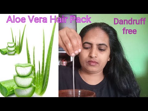 తక్కువ సమయం లో Dandruff తొలగించాలంటే Aloe Vera తో ఇలా చేయండి Aloe Vera Hair Pack | Dandruff |