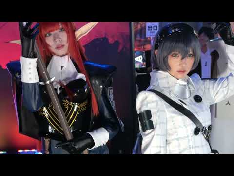 東京ゲームショウ2024 ATLUS ブース コンパニオン4K