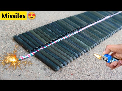 Diwali Gun Missiles Experiment | Diwali Toy Gun Missiles Ladi Testing | Diwali 2024