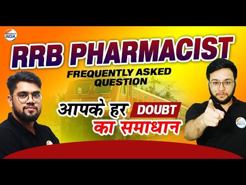 🎯RRB Pharmacist | Frequently Asked Questions | Watch Now #rrbpharmacist #rrb