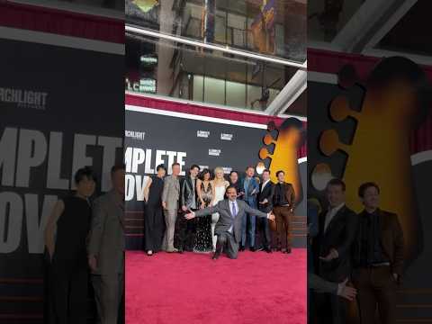 The Cast And Crew Of "A Complete Unknown" Come Together On The Red Carpet At The Premiere.