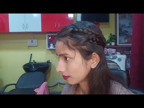 easy side braid hairstyle | hairstyle for medium hair | indian girl hairstyle ||simple hairstyle