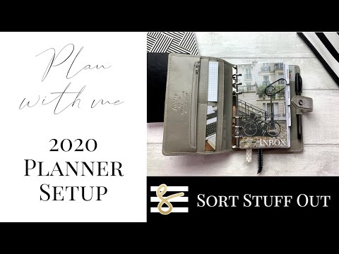 Filofax Malden Stone 2020 Planner Setup