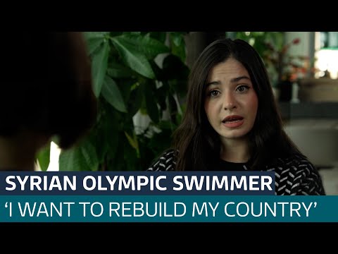 'I want to rebuild my country': Syrian refugee who became Olympic swimmer | ITV News