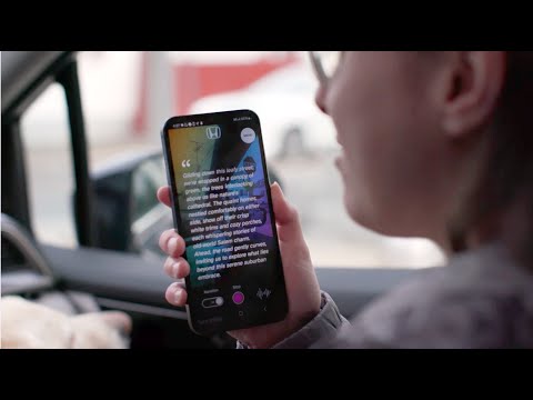 Honda Scenic Audio AI-Based App Helps Make Drives Accessible (with audio descriptions)