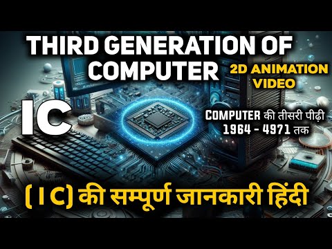 Third Generation of Computer तीसरी पीढ़ी के कंप्यूटर  Integrated Circuit Technology Computer पीढ़ी