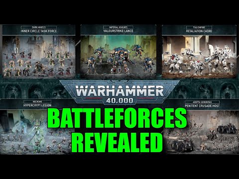 OFFICIAL REVEAL!!!  Warhammer Christmas BATTLEFORCE Preview from Games Workshop 40k #New40k 40,000