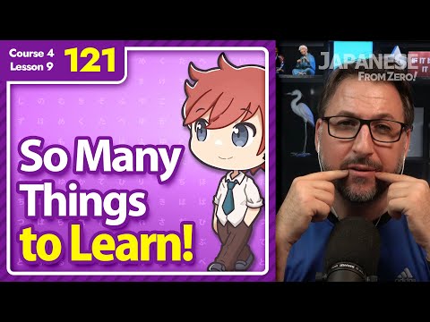 So many things to learn! New Japanese verbs | Japanese From Zero! Video 121