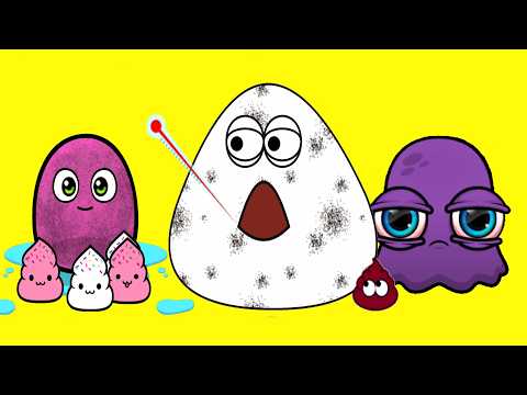 POU y sus amigos - Pou vs Moy 7 vs My Boo. Las mascotas amigas juegan juntos #2.