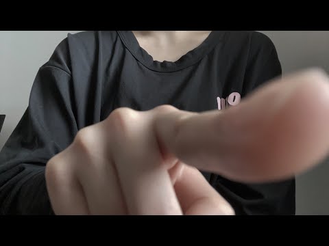 [ASMR] Finger Movements & Pouch Nail Tapping Sounds [Hand Movements]