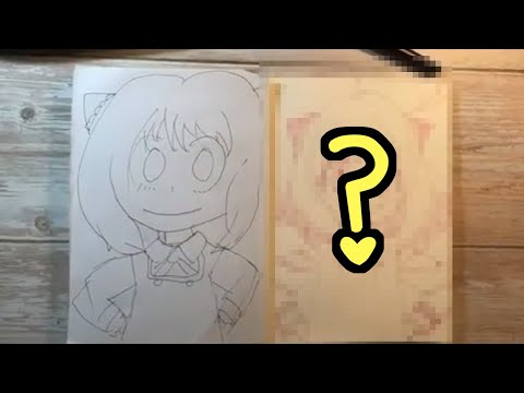 Fountain pen drawing anime|Anya Forger安妮亞 佛傑|SPY×FAMILY|TenK Draws