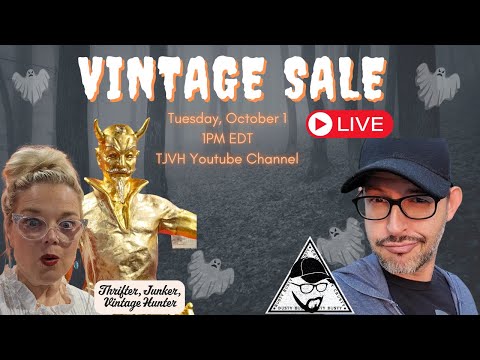 Vintage Live Sale Tuesday: Thrifter Junker Vintage Hunter & The Cult Of Vintage