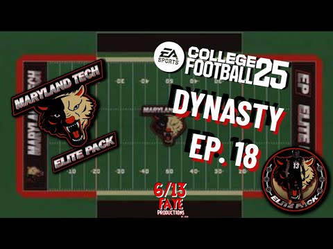 I Created a College Football Program | Ep 18 - Maryland Tech EA College Football 25 Teambuilder