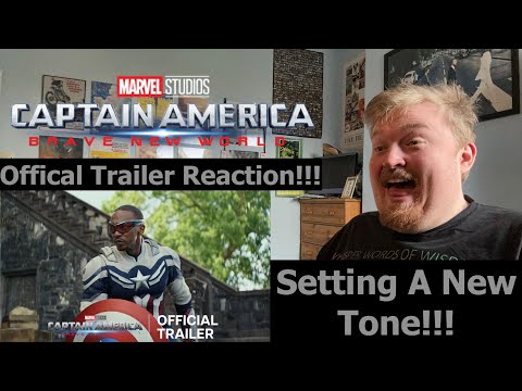 Setting A New Tone!!! Captain America: Brave New World Official Trailer Reaction!!!