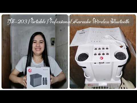 Unboxing YS-203 Portable Professional Karaoke Wireless Bluetooth