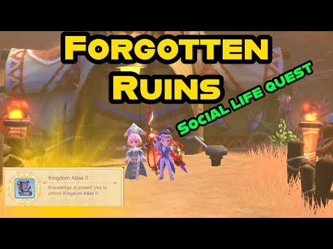 Draconia Saga - Forgotten Ruins Social Life Quest + Library Book