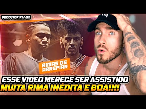 (ASSISTAM ESSE VIDEO!!) PRODUTOR REAGE 51 RIMAS de ARREPIAR! (react)