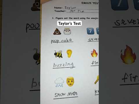 Grading Taylor’s test… #asmr #school #teacher #test #quiz #emojichallenge