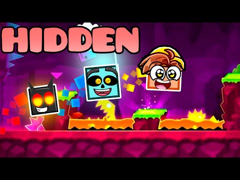 We Played HIDDEN GEOMETRY DASH LEVELS..