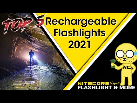 Top 5 Rechargeable Flashlights from Nitecore Store 2020