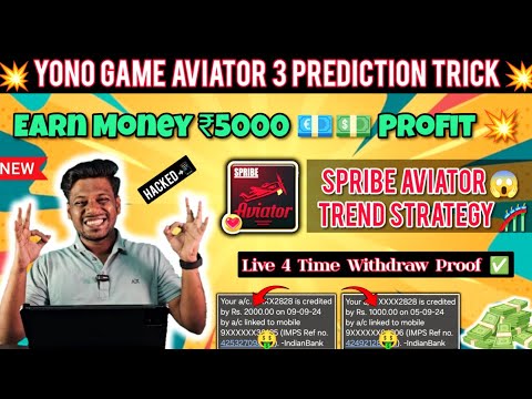 🌟 Yono Game Spribe Aviator Prediction Trick 🤑 | Tamil | Earn Money ₹2000 + ₹3000 💥| Live Proof | New