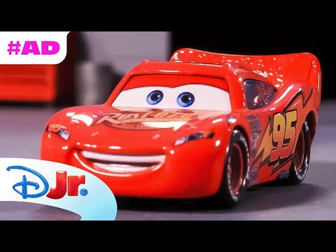 AD | Lightning McQueen Races the Global Racers Cup 🏆 | Pixar Cars x Mattel | @disneyjr