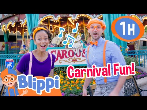 Blippi + Meekah Carnival Adventure! | Animals for Kids | Educational Videos | Learn about Animals