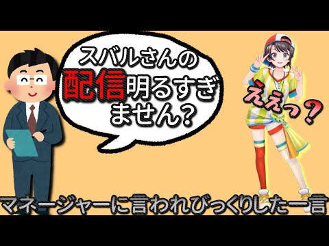 マネージャーに言われびっくりした事とスバルの陽キャかアンケート結果【ホロライブ】